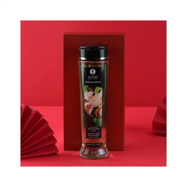 Shunga  - Słodkie migdały, organiczny olejek do masażu.