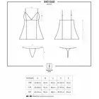 Obsessive - 840-BAB-1 babydoll i stringi.