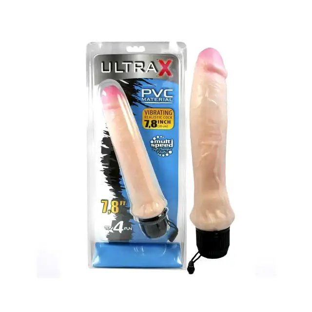 Toy 4 Fun - Ultra X Vibrator PVC 7,8, Super Realistyczny Wibrator!