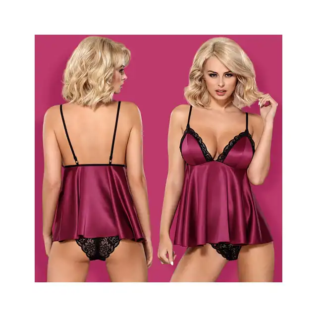 Obsessive - 845-BAB-5 babydoll i figi.