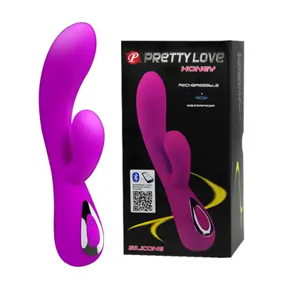 Wibrator Pretty Love Honey sterowany mobilnie APP - 19cm