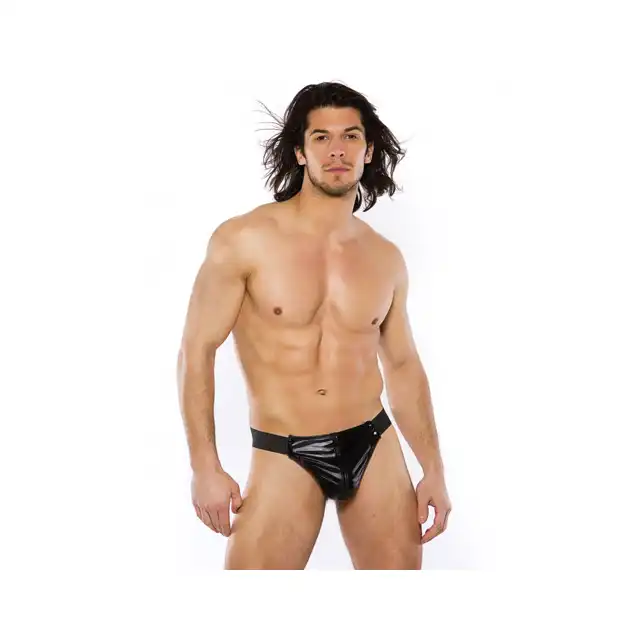 Zeus Allure - Wet look thong. One Size.
