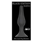 Boss of Toys - Slim Anal Plug Medium Black - Silikonowa , super gładka wtyczka analna