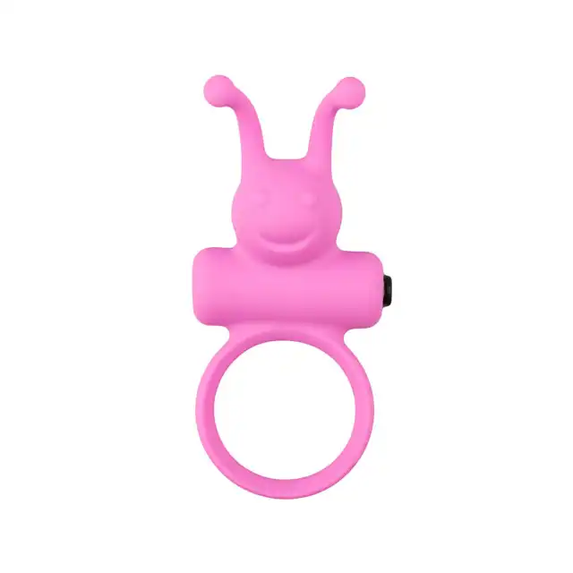 Easy Toys - Jolly Vibro Ring. Silikonowy ring z pociskiem wibrującym.