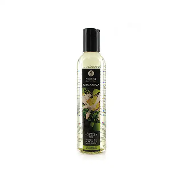 Shunga - Zielona herbata, organiczny olejek do masażu.