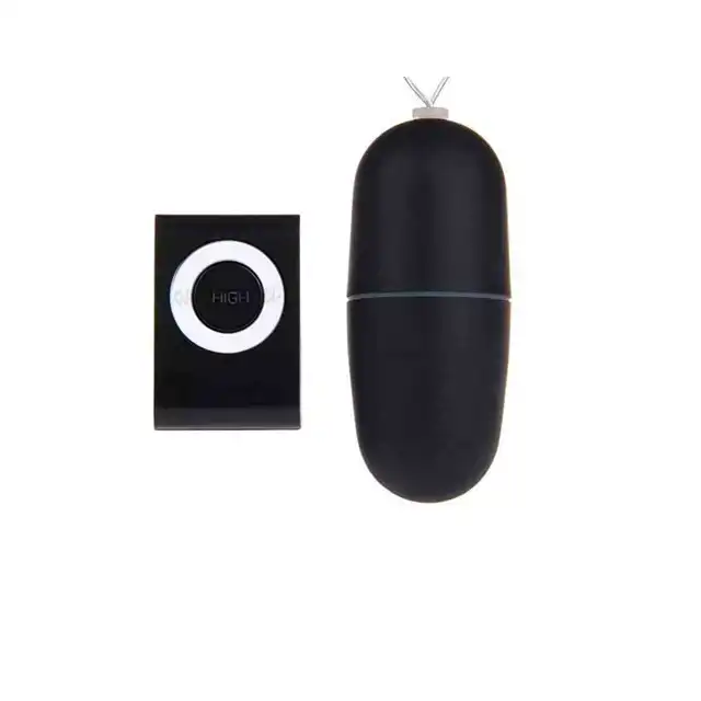 Boss Of Toys - Vibrating Egg MP3 Black. Super dyskretne jajeczko wibrujące!