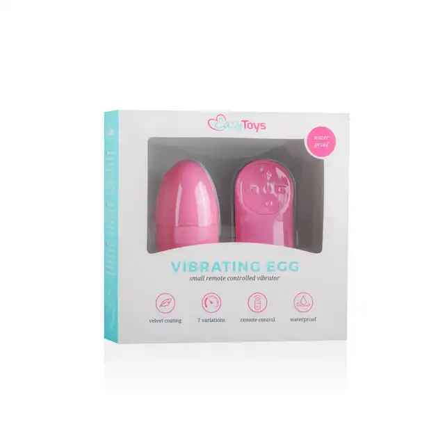 Easy Toys - Vibrating Egg. Jajeczko wibrujące sterowane pilotem.