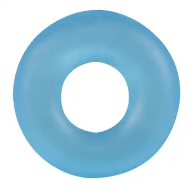 Niebieski ring erekcyjny - Stretchy Cockring Frosted Blue