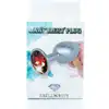 Jawellery PLUG - czerwony. Metalowa zatyczka analna z diamiencikiem