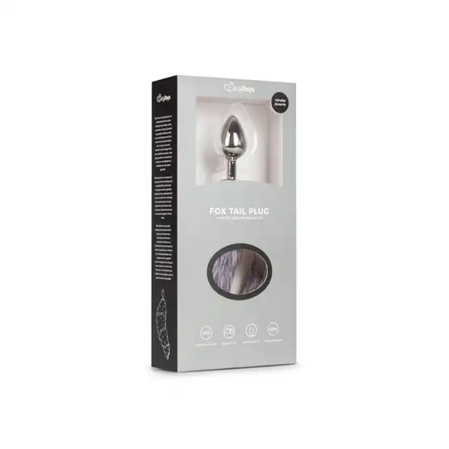 Easy Toys - Fox Tail Plug. Wtyczka analna z lisią kitą roz. M