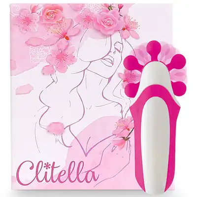 Feelztoys - Clitella stymulator łechtaczki z wymiennymi nakładkami. 
