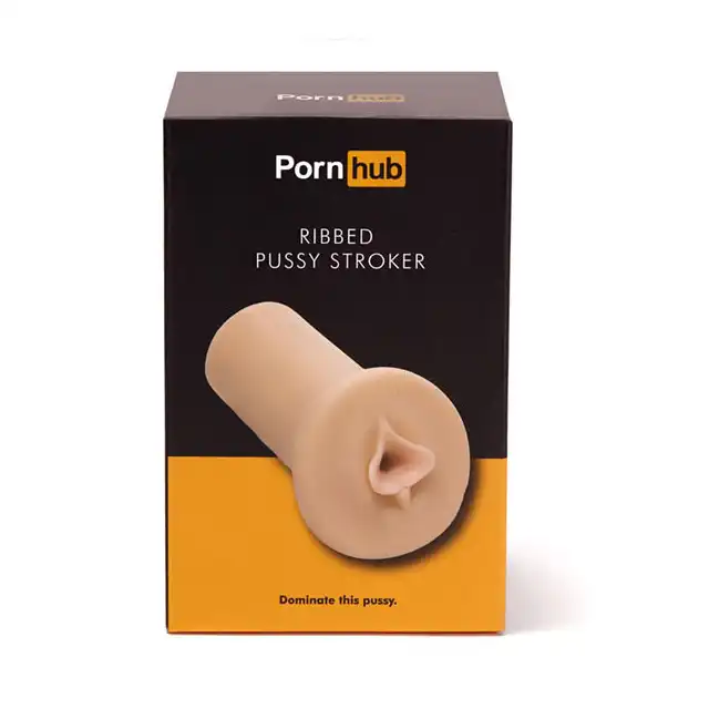 Pornhub - Ribbed Pussy Stroker. Realistyczna wagina.
