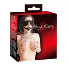 Bad Kitty - Ball Gag with Nipple Clamps &amp; Mask. Zestaw BDSM.