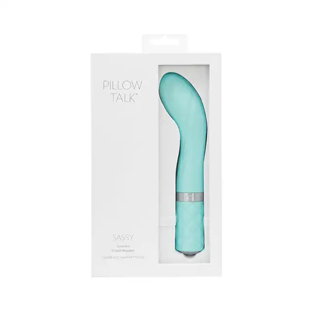Pillow Talk - Sassy G-Spot wibrator Teal. Subtelny stymulator punktu G.  Technologia PowerBullet.