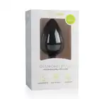 Easy Toys - Diamond Plug Large - Aksamitna, silikonowa wtyczka z kryształkiem, roz. L