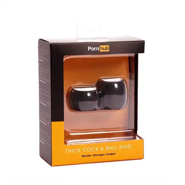 Pornhub - Thick Cocok &amp; Ball Ring. Podwójny ring na jadra i penisa.