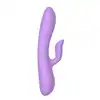 The Candy Shop - Purple Rain USB. Pastelowy wibrator ze stymulacją łechtaczki