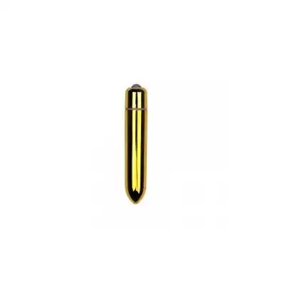 LoveToy - 10 speeds Bullet Gold - złoty wibrujący pocisk, 10 trybów wibracji
