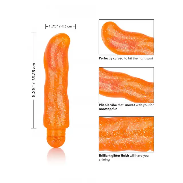 Calexotics - Sparkle G Dazzle. Błyszczący wibrator. Silne doznania