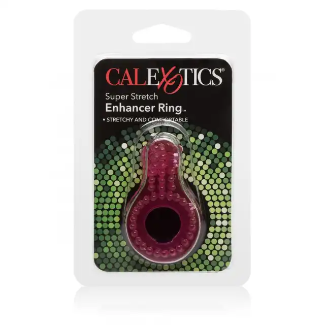 Calexotics - Super Stretch Enhancer Ring. Pierścień erekcyjny z wypustkami