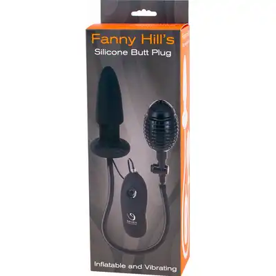 Fanny Hill`s - Silicone Butt Plug. Pompowany korek analny z wibracjami 