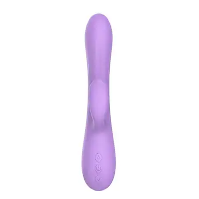 The Candy Shop - Purple Rain USB. Pastelowy wibrator ze stymulacją łechtaczki