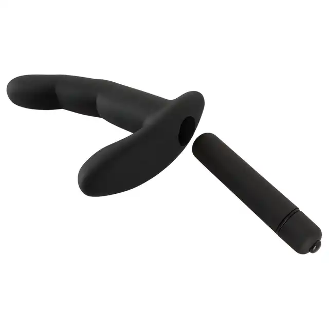 Rebel - Naughty Finger Prostate Vibe. Stymulator prostaty z wibratorem. Silikonowy. 14cm Unisex.