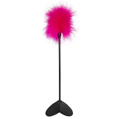 Bad Kitty -  Feather Herz pink - Różdżka z różowym piórkiem