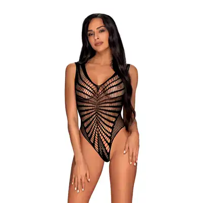 Obsessive - B132 body S/M/L - odważne body z siateczki, w którym poczujesz się seksownie