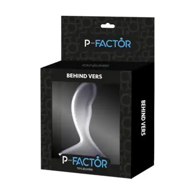 Toyz4lovers - P-Factor Behind Vers - Wodoodporny, elastyczny wibrator analny do stymulacji prostaty