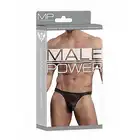 Male Power - Bong Thong  Satin L/XL - Klasyczne dopasowane i wygodne stringi męskie