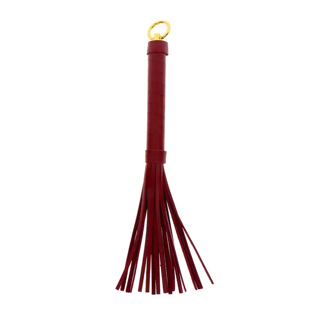 Taboom - Small Whip - elegancki czerwony, skórzany bat