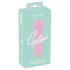 Cuties - Mini Vibrator Pink - kieszonkowy wibrator w jasnoróżowym kolorze, nieregularny kształt, 7 funkcji wibracji
