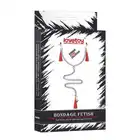  Lovetoy - Nipple Clit Tassel Clamp Red. Klamerki na wargi sromowe i sutki z czerwonymi frędzelkami