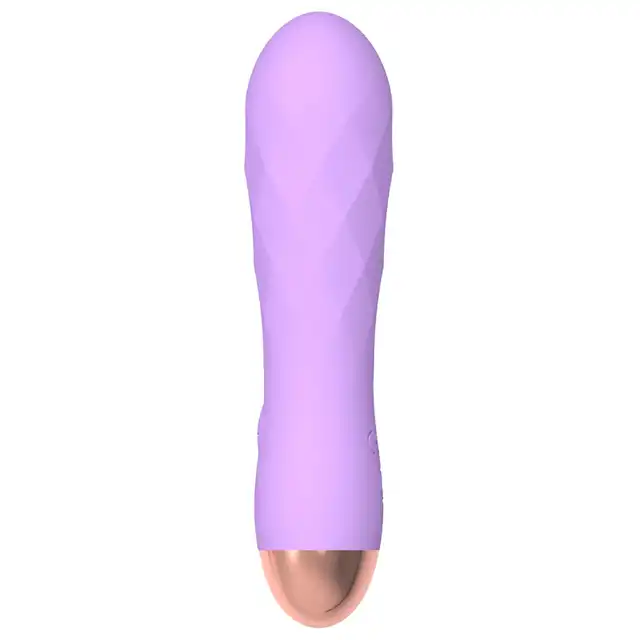Cuties - 2.0 Mini Vibrator Purple - oryginalny mini wibrator w fioletowym kolorze, 7 funkcji wibracji