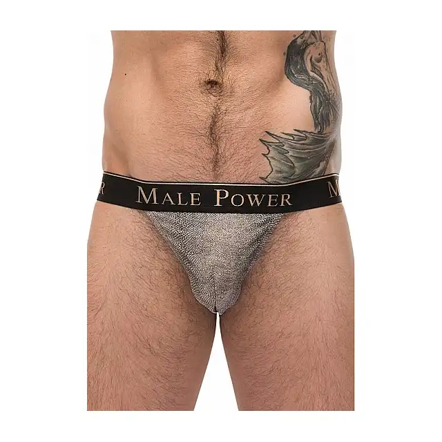 Male Power - Viper Micro G-String Snake L/XL. Seksowne stringi z nadrukiem wężowej skóry