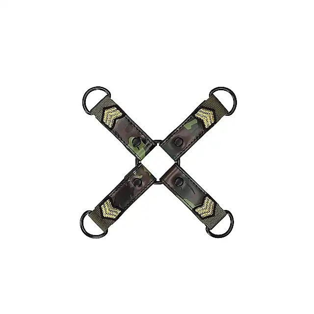 Ouch! - Army Bondage Kit. Zestaw bondage BDSM moro. Doskonała jakość 