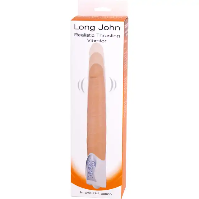 Long John - Realistic Thrusting. Realistyczny wibrator z ruchem posuwistym