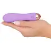 Cuties - 2.0 Mini Vibrator Purple - oryginalny mini wibrator w fioletowym kolorze, 7 funkcji wibracji