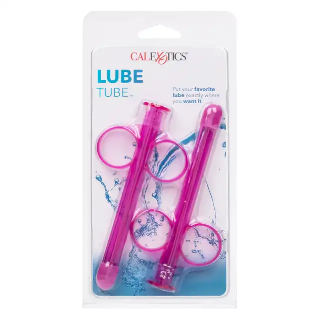 Calexotics - Lube Tube Blue 2 Pcs - tuba do idealnego odmierzenia lubrykantu, bez bałaganu