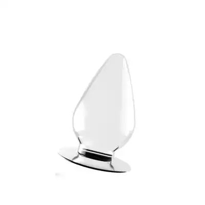 LoveToy - 4,5 Flawless Clear Anal Plug Clear - przezroczysty korek analny, średnica 6 cm!