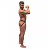 Male Power - Lace Up Jock L/XL. Seksowne męskie slipy z ekspozycją pośladków. 