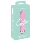 Cuties - 2.0 Mini Vibrator Pink - mini wibrator w ślicznym różowym kolorze, 7 funkcji wibracji