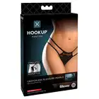 Hookup Panties - Crotchless Pleasure pearls with Butt Plug. Majteczki bezpaskowe z koreczkiem analnym. Innowacja.