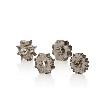 Calexotics - Basic Essentials 4 Pack - zestaw 4 ringów erekcyjnych o różnych kształtach