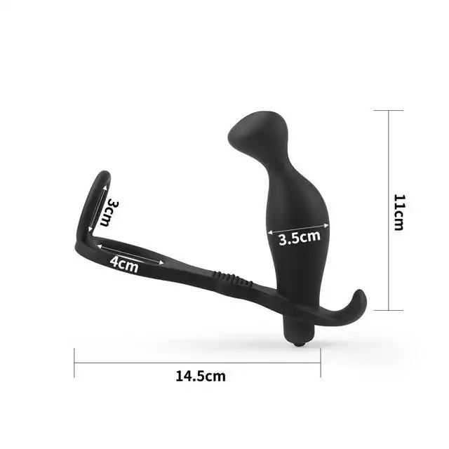 LoveToy - Ass Rasca Prostate Plug Combo vibrating - wibrujący masażer prostaty, multifunkcyjny!