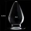 LoveToy - 4,5 Flawless Clear Anal Plug Clear - przezroczysty korek analny, średnica 6 cm!