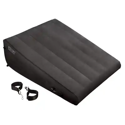 Steamy Shades - Deluxe Inflatable Wedge &amp; Restraint Cuffs