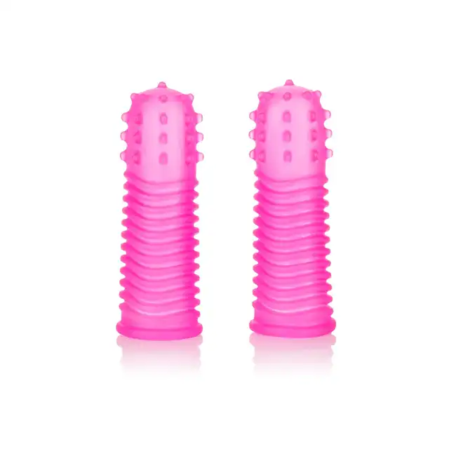 Calexotics - Intimate Play Finger Tingler - dwie nakładki na palec z wypustkami, do stymulacji 