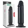 LoveToy- King Sized Anal Dildo - 23 cm dildo analne, w kolorze czarnym